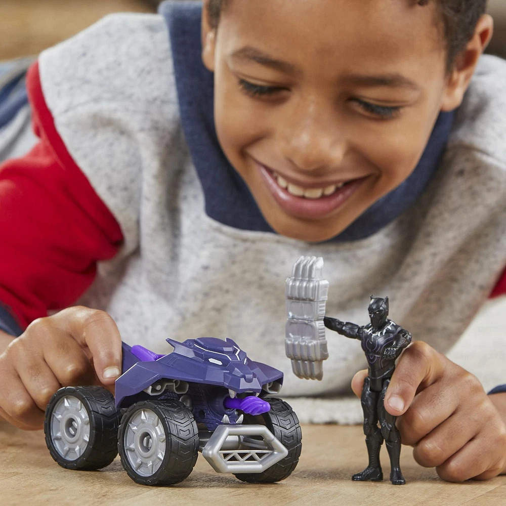 Marvel Avengers Epic Hero Series Black Panther Claw Strike ATV, Ages 4 and up.