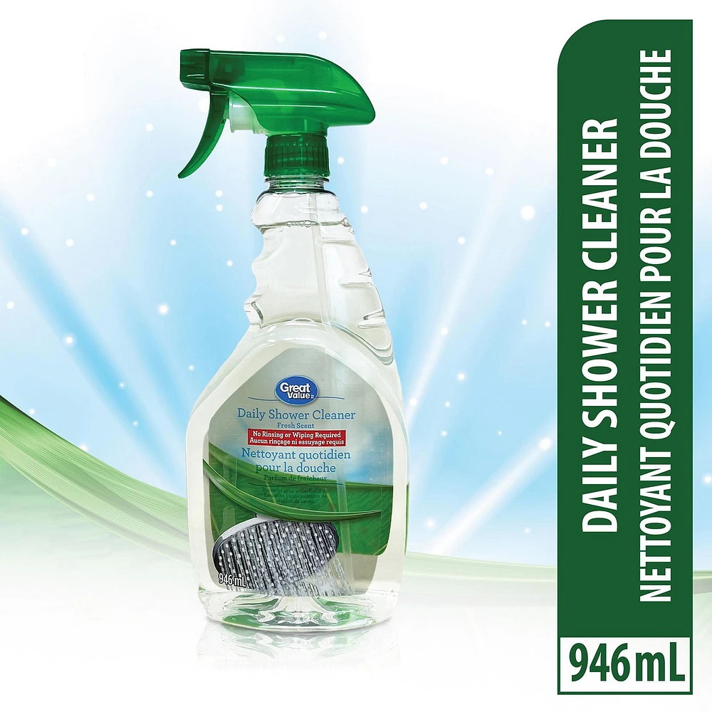 Great Value Daily Shower Cleaner, 946 mL