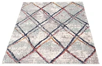 ECARPET Trellis Area Rug Ultra Soft & Fluffy Carpet Morocco Collection