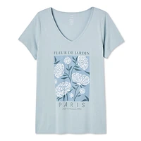 George Women's Plus V-Neckline Tee