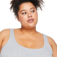 George Women's Plus Rib Tank, Sizes 1X-4X