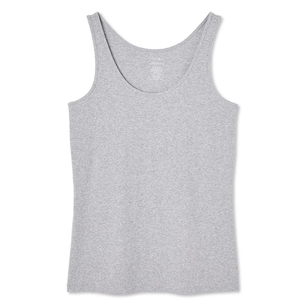 George Women's Plus Rib Tank, Sizes 1X-4X