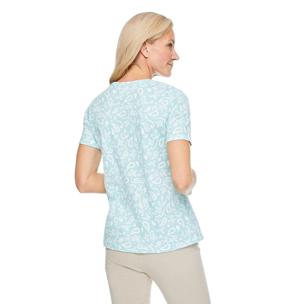 Haut en tricot interlock Iyla pour femmes Tailles P-TTG