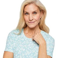 Haut en tricot interlock Iyla pour femmes Tailles P-TTG