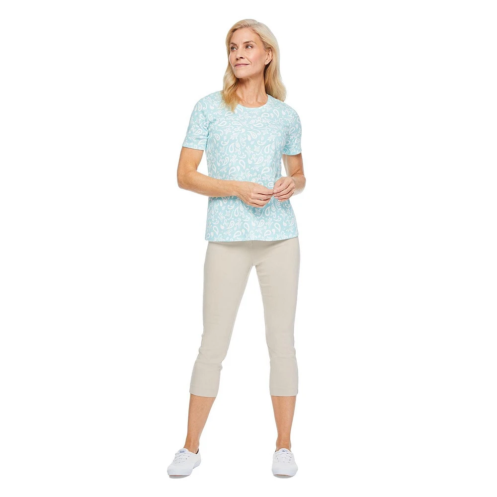 Haut en tricot interlock Iyla pour femmes Tailles P-TTG