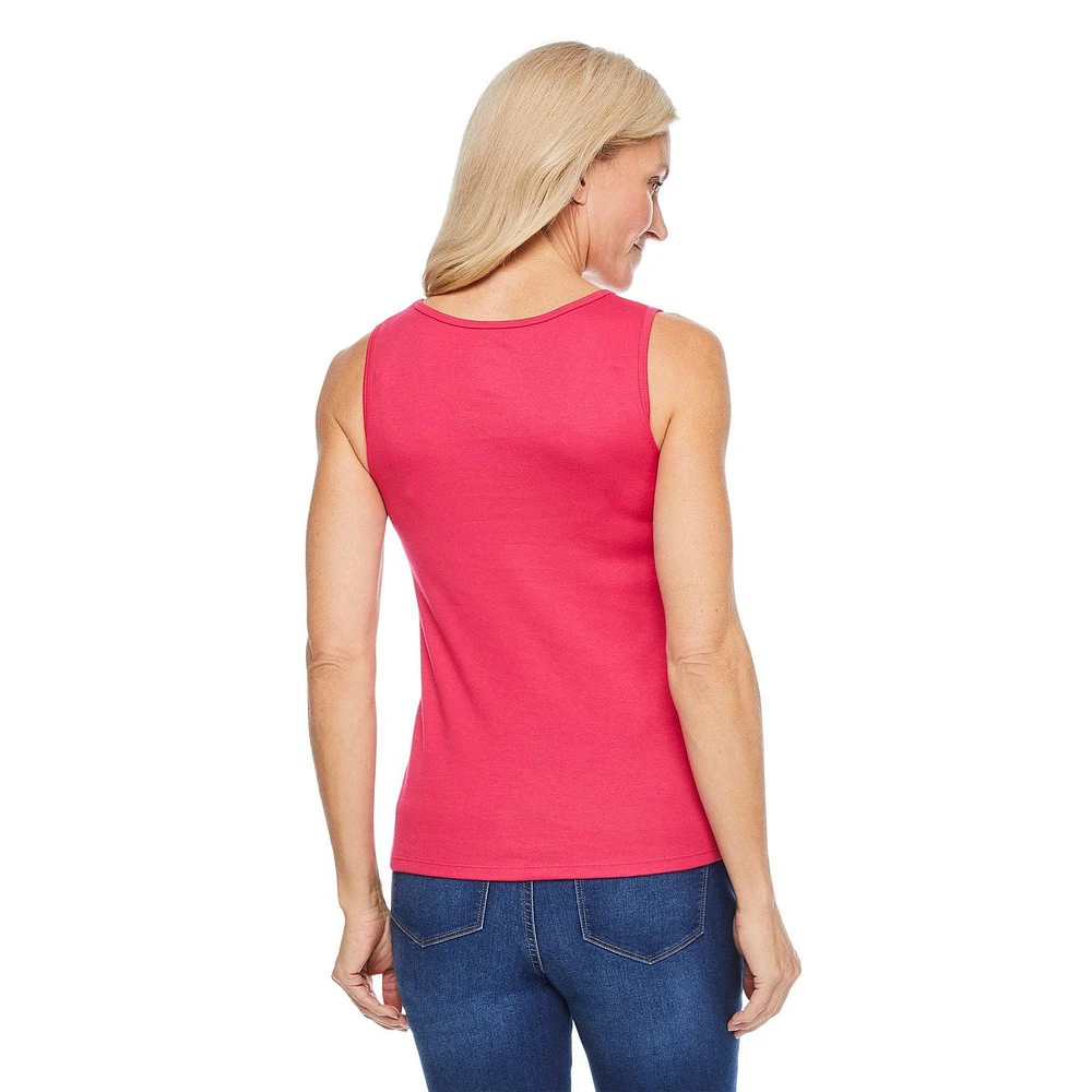 Débardeur en tricot interlock Iyla pour femmes Tailles P-TTG