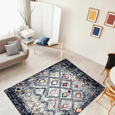 ECARPET Morrocan Area Rug Boho Chic Carpet for Living Room Bedroom, Classic Collection