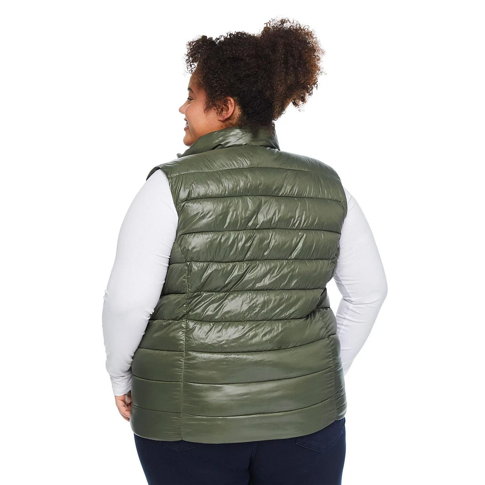 George Women's Plus Packable Vest, Sizes 1X-4X