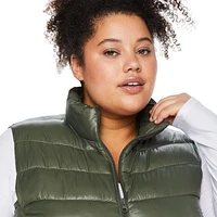 George Women's Plus Packable Vest, Sizes 1X-4X