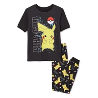 Pokemon Boys' Pikachu Pajama 2-Piece Set