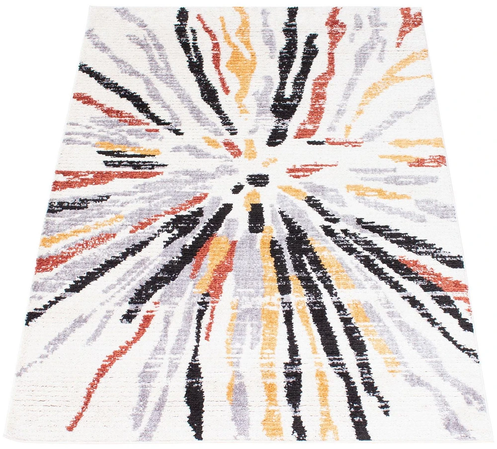 ECARPET Modern Indoor Area Rug, Super Soft & Plush Sunburst Collection