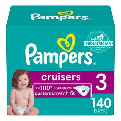 Couches Pampers Cruisers Taille 3-7, 70-140CT