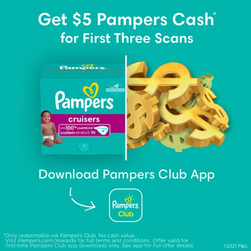 Couches Pampers Cruisers Taille 3-7, 70-140CT