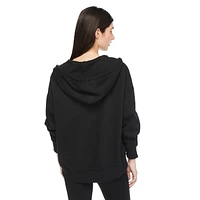 No Boundaries Women's Oversized Zip-Up Hoodie, Sizes XS-XXL