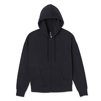 No Boundaries Women's Oversized Zip-Up Hoodie, Sizes XS-XXL