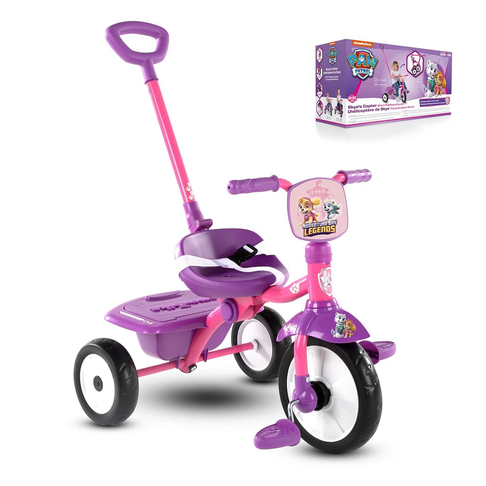 smarTrike Paw Patrol 2 in 1 Folding Fun Skye and Everest Trike Purple, ST PP Purple