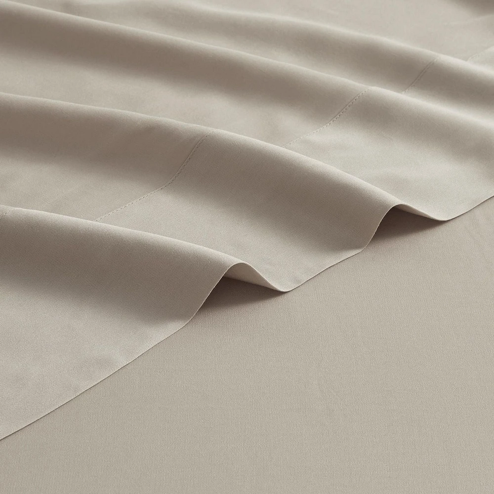 Madison Park 4 Piece Rayon from Bamboo Sheet Sets, Queen, King