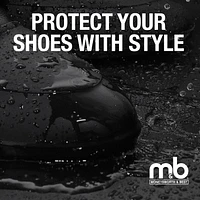 Moneysworth and Best City Classic Rubber Overshoes - Navy 1 Pair, Waterproof, Finest Stretch