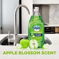 Dawn Ultra Antibacterial Dishwashing Liquid Dish Soap, Apple Blossom Scent, 2.64l