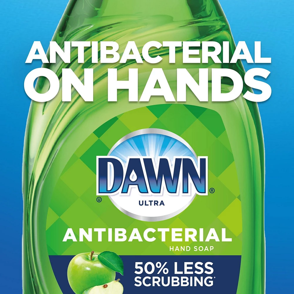 Dawn Ultra Antibacterial Dishwashing Liquid Dish Soap, Apple Blossom Scent, 2.64l