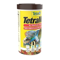 Flocons tropicaux TetraMin XL gros flocons, nourriture pour poissons 80 grammes