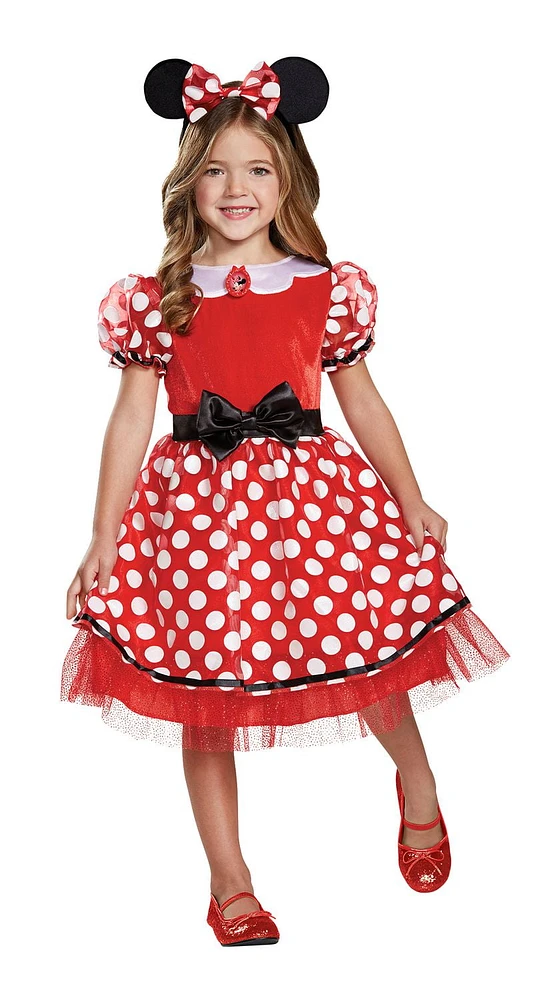 Disguise Disney Minnie Mouse Classic Girls Costume Size Small