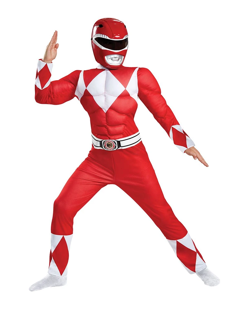 Disguise Power Ranger Red Ranger Child Costume Size Small