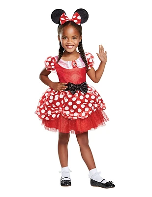 Disguise Disney Red Minnie Mouse Girls Costume 2X Small