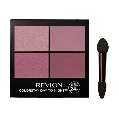 Ombres à paupières quatuor Revlon ColorStay Day to Night, mates et scintillantes, longue tenue, Tenue de 24 H 4,8 g