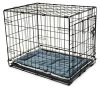 Charcoal Sherpa Bottom Pet Crate Mat