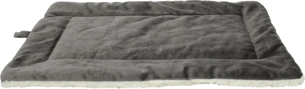 Charcoal Sherpa Bottom Pet Crate Mat, 21" x 12"