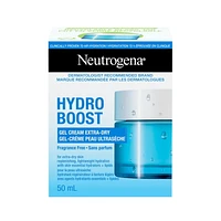 Neutrogena Fragrance Free Hydro Boost Gel Cream for Extra Dry Skin, Hyaluronic Acid Face Moisturizer for Extra-Dry Skin, Sensitive & Acne-Prone Skin Provides Long Lasting Hydration, Non-Comedogenic, 50 mL