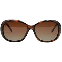 Time and Tru Womens Tort Oval Sunglasses