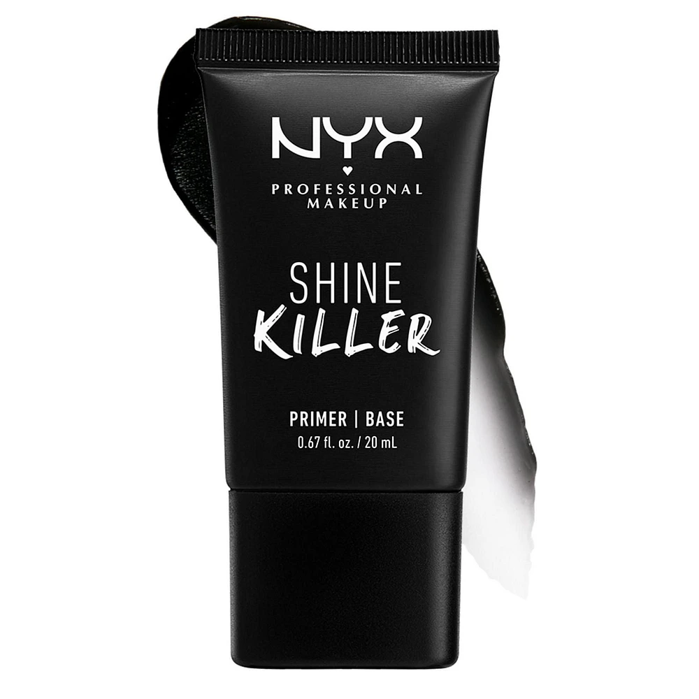 Nyx Professional Makeup Shine Killer, Infused With Charcoal, Mattifying Face Primer