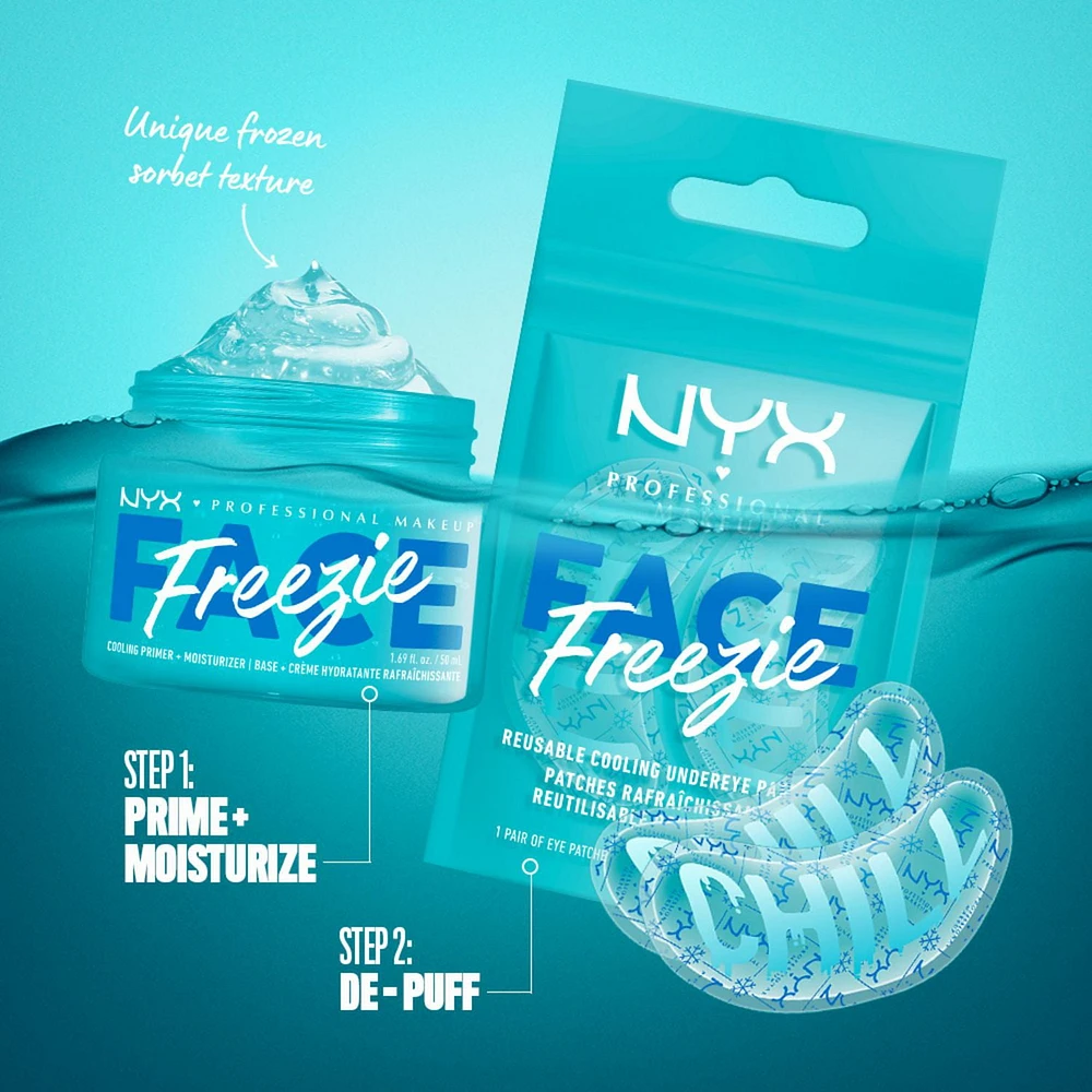 NYX PROFESSIONAL MAKEUP Face Freezie, Infused with Niacinamide, Cooling primer