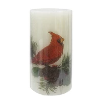 6" Cardinal Pillar Candle