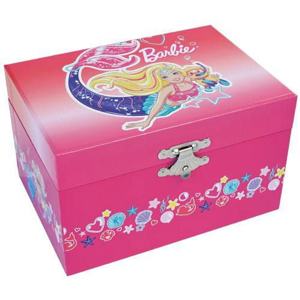 Mele and Co Barbie Mermaid Girls Musical Jewelry Box
