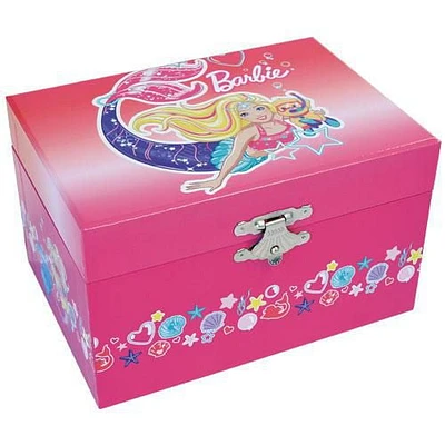 Mele and Co Barbie Mermaid Girls Musical Jewelry Box