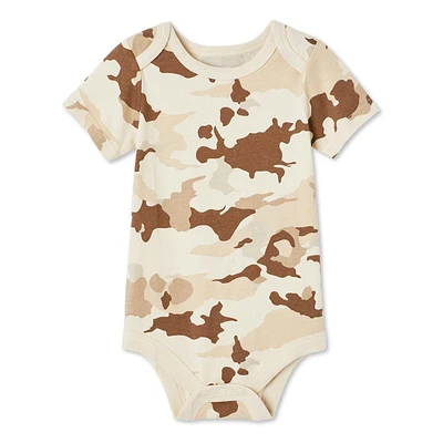 George Baby Boys' Short Sleeve Bodysuit, Sizes 0-24 months