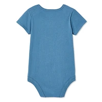 George Baby Girls' Short Sleeve Bodysuit, Sizes 0-24 months