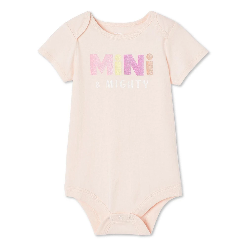 Cache-couche à manches courtes George pour bébés filles Tailles 0-24 mois