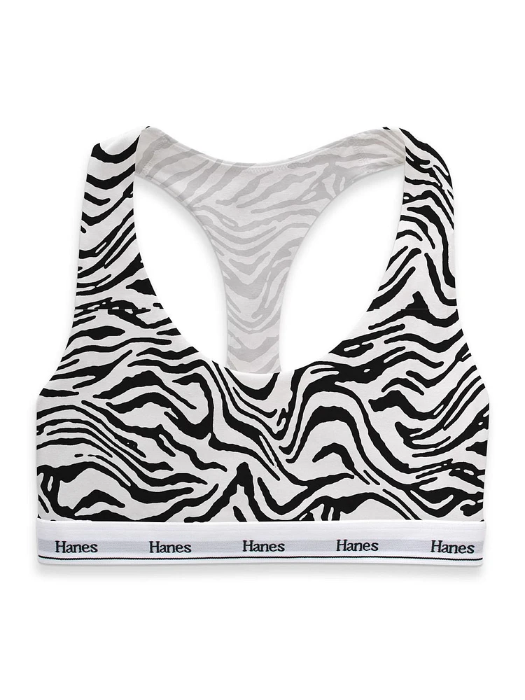 Hanes Originals Stretch Racerback Bralette