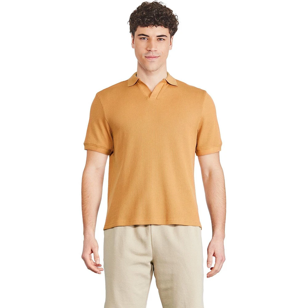 Chandail avec col Johnny George pour hommes Tailles P-2XL