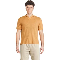 Chandail avec col Johnny George pour hommes Tailles P-2XL