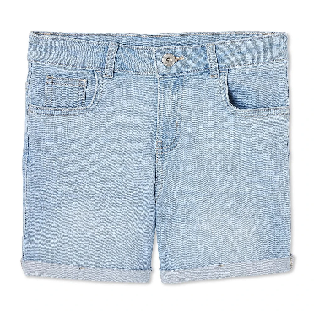 George Girls' Midi Denim Short, Sizes 4-16