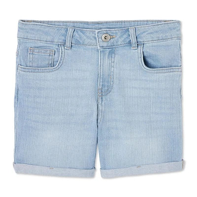George Girls' Midi Denim Short, Sizes 4-16