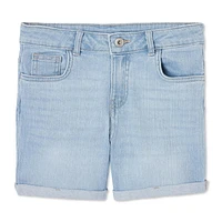 George Girls' Midi Denim Short, Sizes 4-16