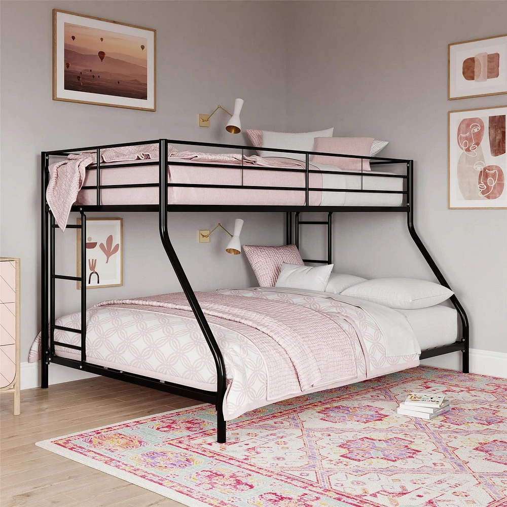 Mainstays Small Space Junior Twin over Full Bunk Bed