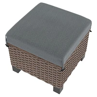 Better Homes & Gardens Brookbury 5-Piece Patio Outdoor Sectional Set, Handwoven wicker