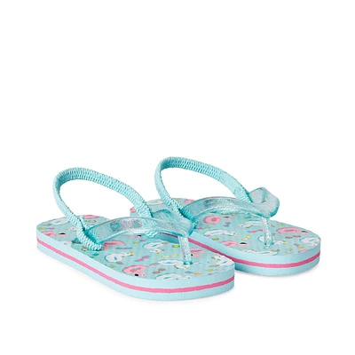 Tongs Unicorn George pour petites filles